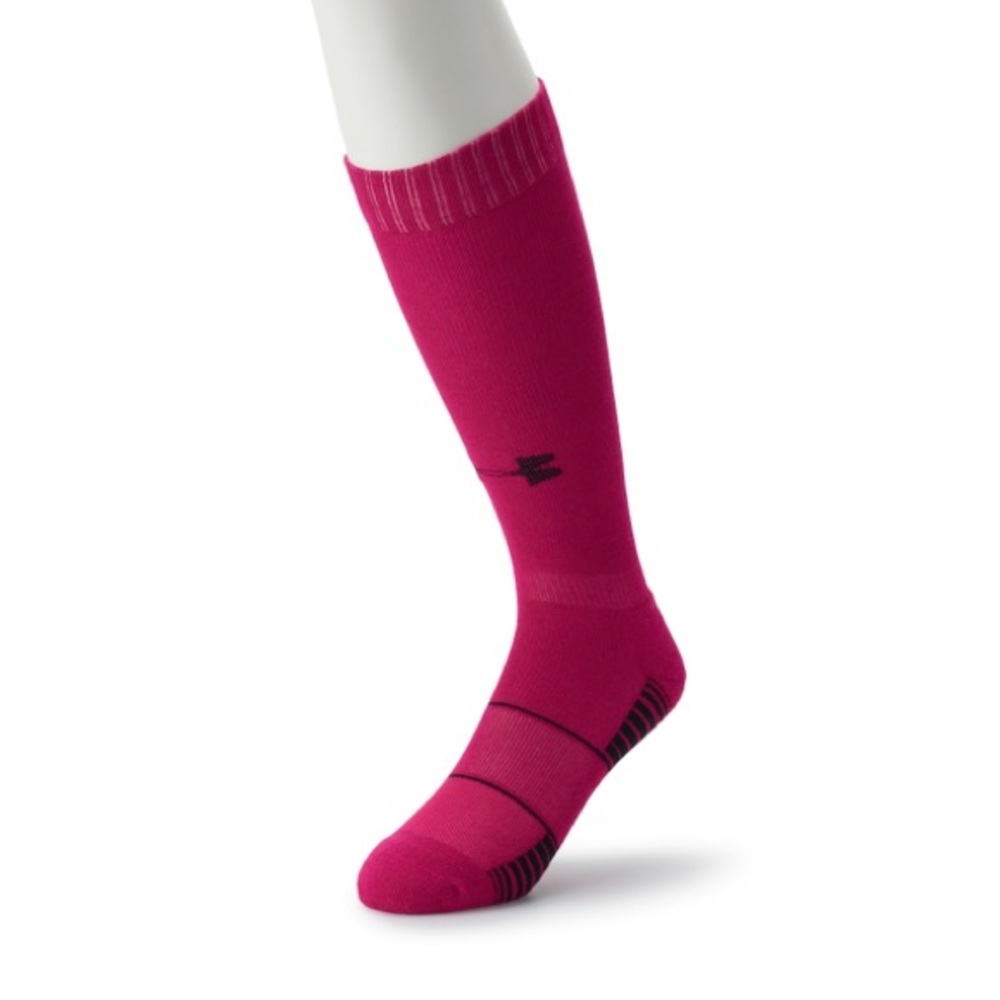 Hot Pink Under Armour High Socks